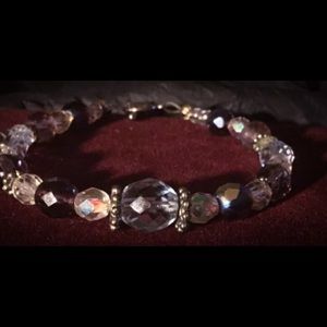 Swarovski Crystal Bracelet of Amethyst colors